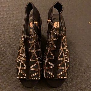 Little girls platform sandals